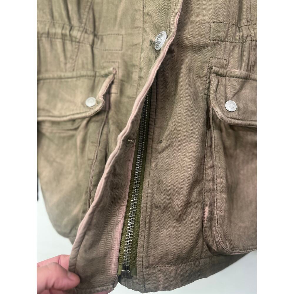Free People Women's Not Your Brothers Surplus Jacket Military Army Cargo Size S - Picture 9 of 12